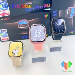 V9+Pro Max Smart Watch Series 9 2GB ROM AMOLED Screen Chatgpt NFC Local Music OLED