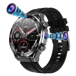 4G Smart Watch B8 1.53inch Amoled Screen HD Camera IP67 Waterproof BT Call Wireless Charging NCF Sports Smartwatch